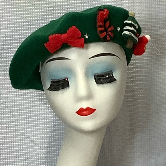 🌼 Christmas Versatile Wool Felt Beret for Women - Picture 4 of 7